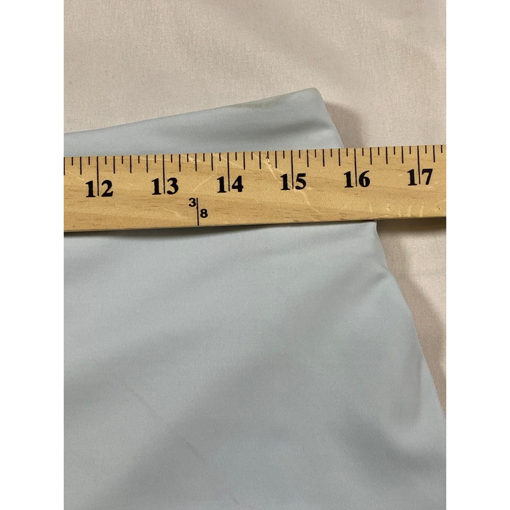 Lululemon Super High Rise Side Slit Tennis Skirt Powder‎ Blue Athletic Skort 10 - Picture 7 of 12